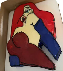 jessica rabbit full 3d cut out cake 